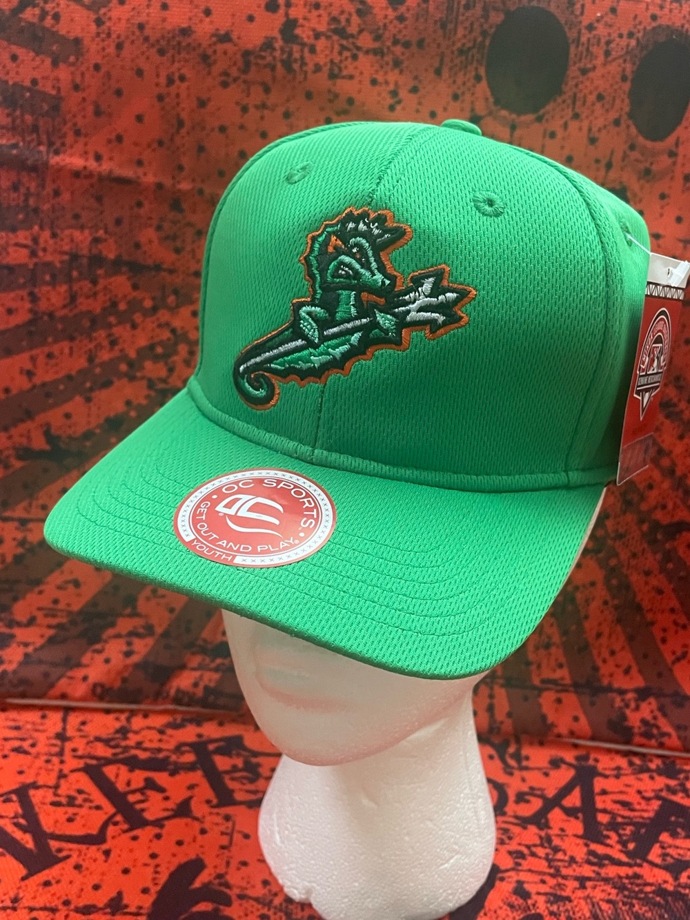 Norfolk Tides Youth Cap OC Sports Minor League Baseball Seahorse w/ Trident NEW